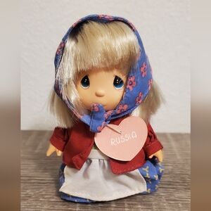 Vintage 1989 Precious Moments Collection World Of Friendship Mini Doll Russia